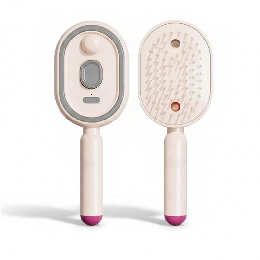 3-in-1 Spray Massage Hair Brush | Anti-Frizz & Self-Cleaning
